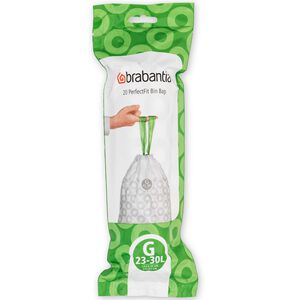 Brabantia 23-30L Bin Liners 20 Pack (G)