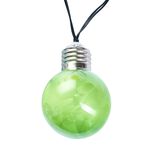 10 Patterned Ball Solar String Lights Multicolour