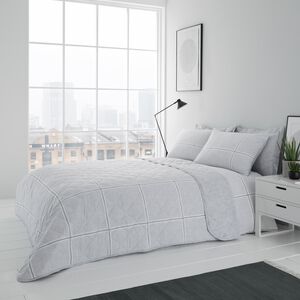 Lugh Bedspread 200cm x 220cm - Grey