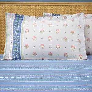 Phoebe Oxford Pillowcase Pair - Blue