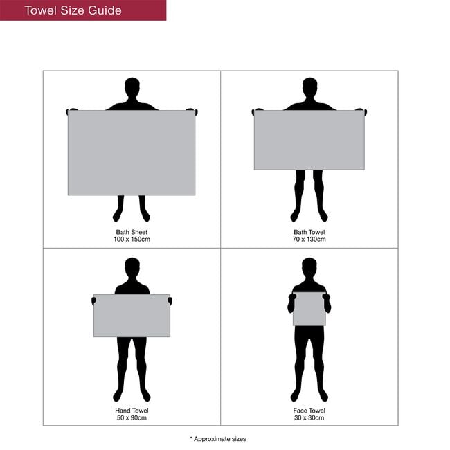 600GSM WESTBURY DOVE GREY 50x90 Hand Towel