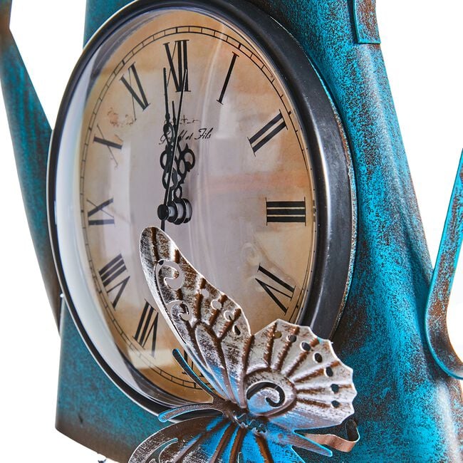 Watering Can Garden Clock