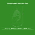Deluxe 380GSM Egg Swing Chair Cover 