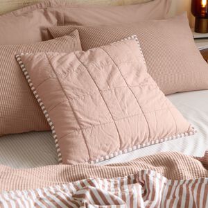 HEBDEN STRIPE PECAN 55X55 CUSHION 