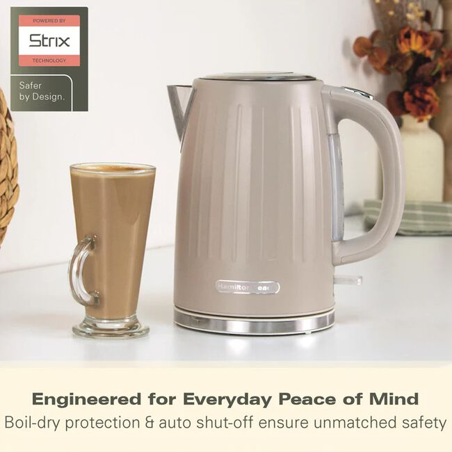 HAMILTON BEACH HARMONY 1.7L Cappuccino Kettle