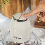 SALTER RETRO CREAM Glass Chopper