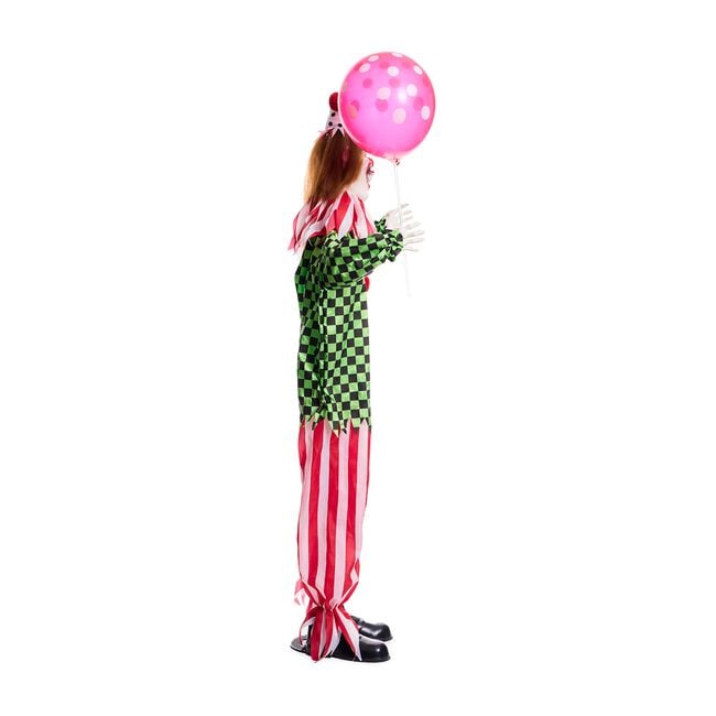1.3m Animated Standing Clown With Balloon