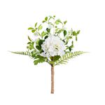 Elan Floral White Hydrangea Bouquet 54cm