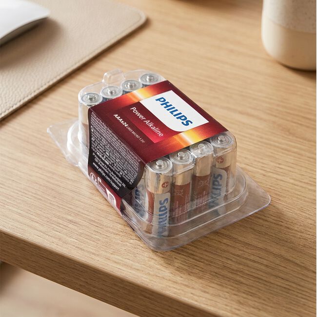 Philips Power Alkaline Pack of 24 AAA Batteries