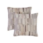 MARA IVORY 2PK 45x45 Cushion Covers