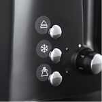 Russell Hobbs Textures Black 2 Slice Toaster