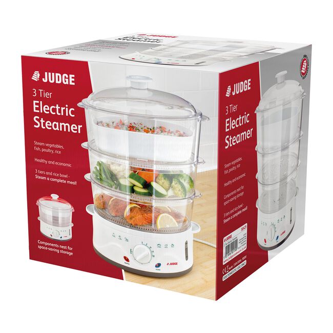 Judge Electricals 3 Tier Steamer Set