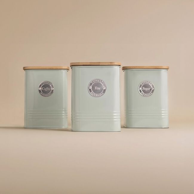 Typhoon Living Squircle Mint Coffee Canister