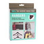 Space Saving Clothes Hanger Clips - 18 Pack