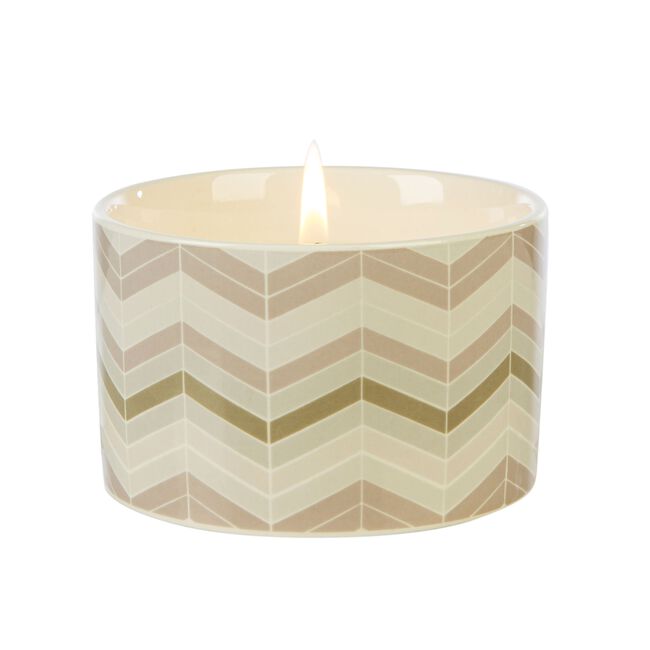 Fired Earth Darjeeling & Damask Rose Medium Candle