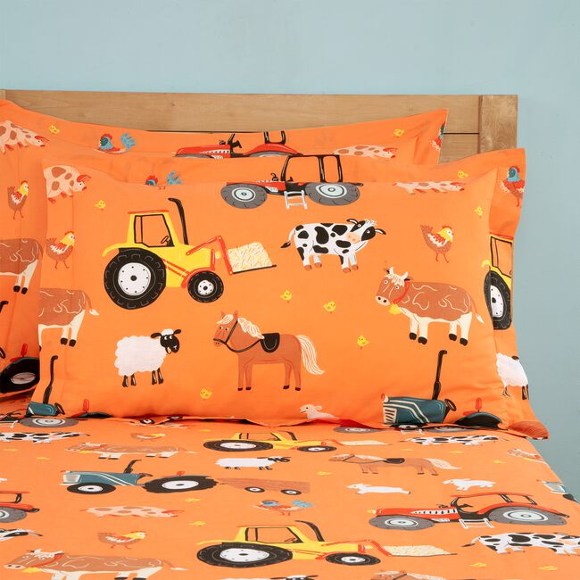 Nicole Day Family Farm Oxford Pillowcase Pair