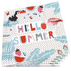 Hello Summer Napkins 20 Pack