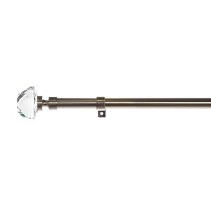 EXTENDABLE DIAMOND 19mm 70-120cm Brushed Nickel
