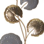 Lily Pad Metal Wall Art 20.3cm x 50.2cm