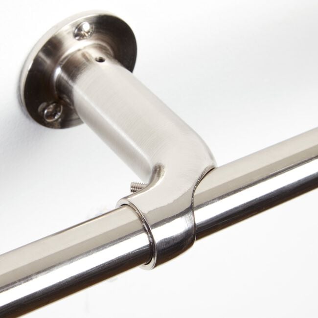 ROOM DARKENING EXTENDABLE DIAMOND 120-210cm Nickel