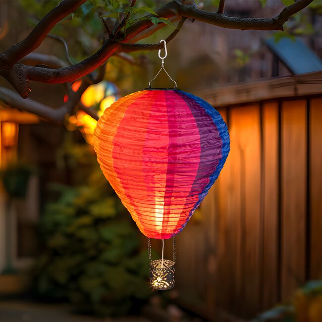 Hot Air Balloon Solar Lantern Light