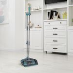 Gleam Clean Long Handle Dustpan and Broom Set