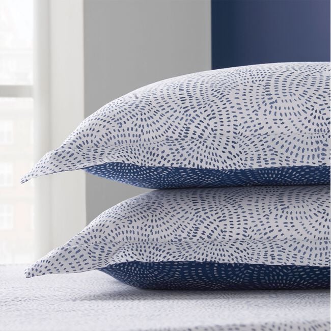 Adler Oxford Pillowcase Pair - Navy