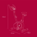 Body Go Fitness Magnetic Upright Exercise Bike