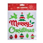 Christmas Novelty Window Gel Stickers