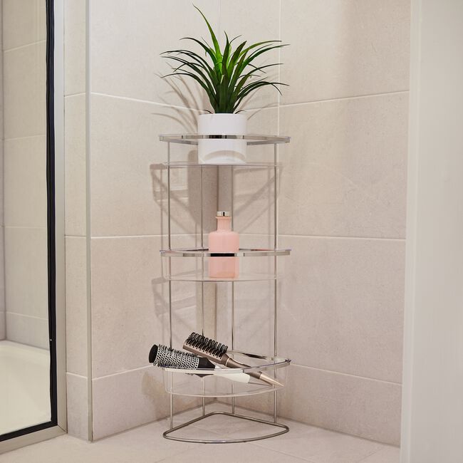 Espelho 3 Tier Free Standing Corner Caddy