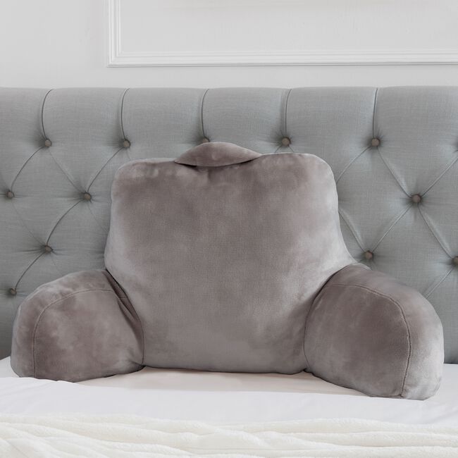 Nicole Day Plush Reading Pillow - Mink