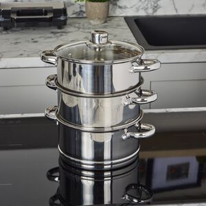 Dynamic Chef 20cm 3 Tier Food Steamer Pot Set