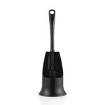 BELDRAY ANTIBAC Silicone Black Toilet Brush