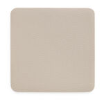 Leather Coasters 4 Pack - Cream