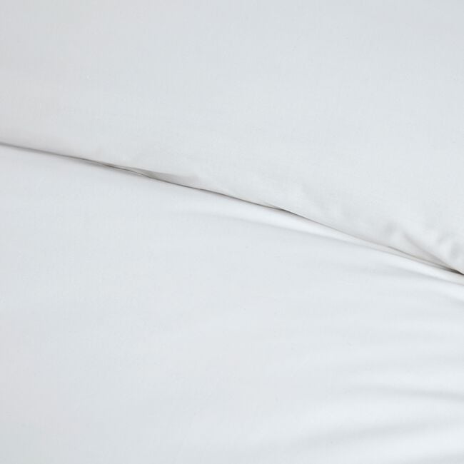 SINGLE DUVET COVER White 200tc