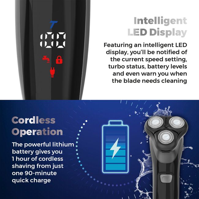 Carmen IPX7 Rotary Shaver
