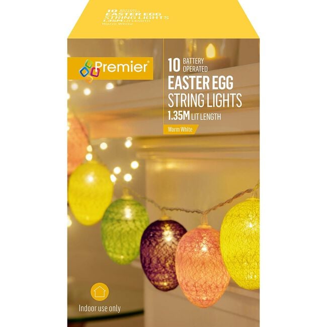 10-LED Easter Egg Lights