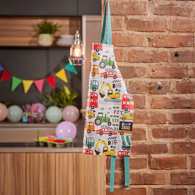Just Keep Trucking Kids Apron
