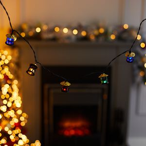 20 Multicolour Lantern String Lights