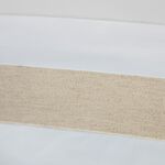 SINGLE DUVET COVER Linen Border 600TC 
