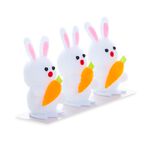3 Piece Easter Rabbit with Carrot Decoration 