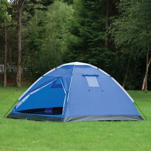 4 PERSON BLUE Dome Tent