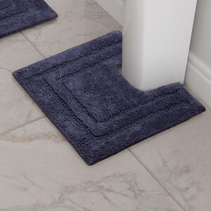 COTTON BORDER BLUE GRANITE 50x50 Pedestal Mat
