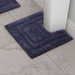COTTON BORDER BLUE GRANITE 50x50 Pedestal Mat
