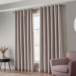 ELEGANZA FAUX SILK SILVER 66x72 Curtain