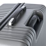 Large Lightweight Hardshell Luggage - Silver Grey