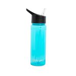 BodyGo Fitness Straw Top Bottle 750ml - Turquoise