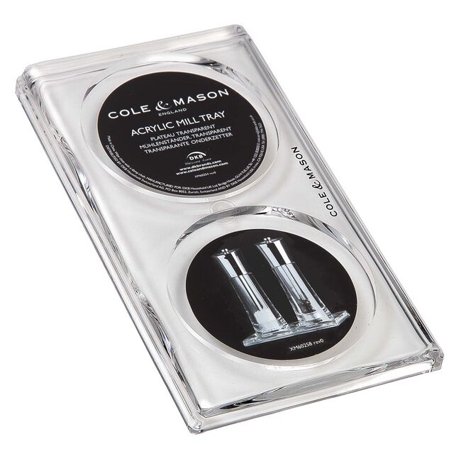 Cole & Mason Acrylic Salt & Pepper Mill Tray