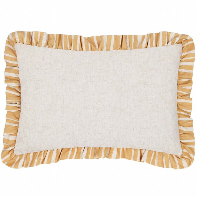 FURN CARMON STRIPE LINEN/OCHRE 40x60 Cushion