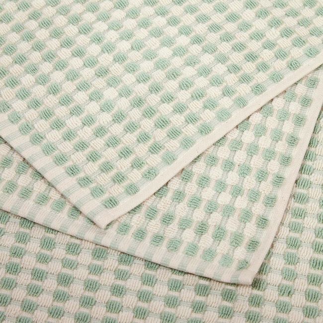 500GSM TURKISH YARN DYED WEAVE SAGE Bath Sheet